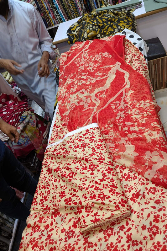 LAWN CHIFFON DUPATA-3PCS