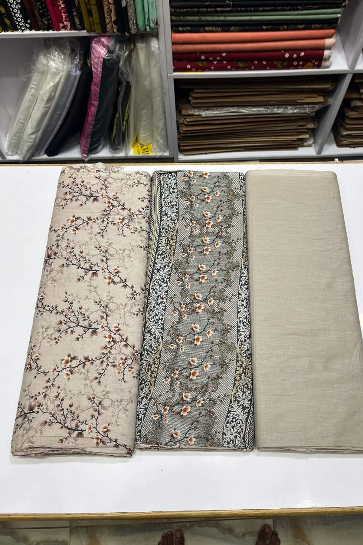 lawn printed 3pcs