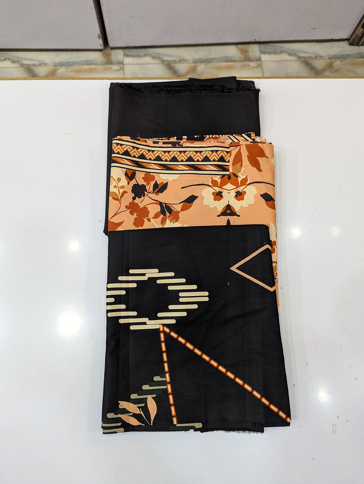 Bin Saeed Linen Printed 3 Piece Suit | Pakistani Winter Collection - 001 - View 1