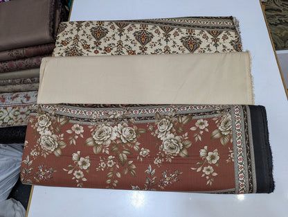 Bin Saeed Linen Printed 3 Piece Suit | Pakistani Winter Collection - 007 - View 1