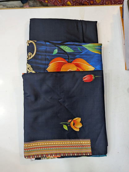 Bin Saeed Linen Printed 3 Piece Suit | Pakistani Winter Collection - 014 - View 1