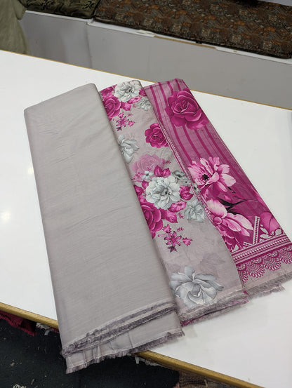 Five Star Premium 3 Piece Suit for Women | Elegant Unstitched Collection - 003 - View 2