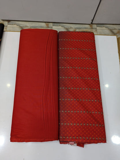 Five Star Printed Linen 2 Piece Suit – Premium Linen Shirt & Shalwar - 003 - View 3