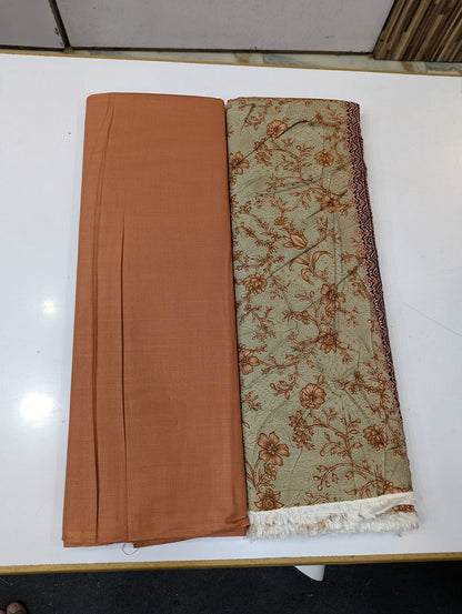 Five Star Printed Linen 2 Piece Suit – Premium Linen Shirt & Shalwar - 007 - View 2