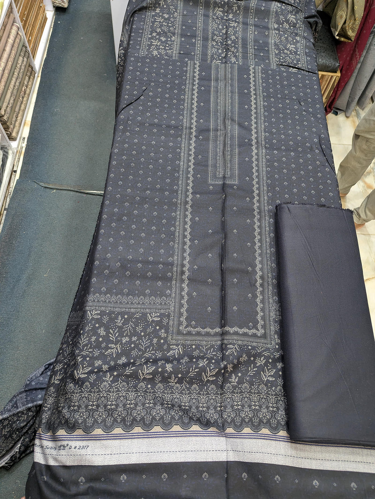 Premium Dhanak 2 Piece Winter Suit – Elegant Unstitched Collection - 009 - View 1