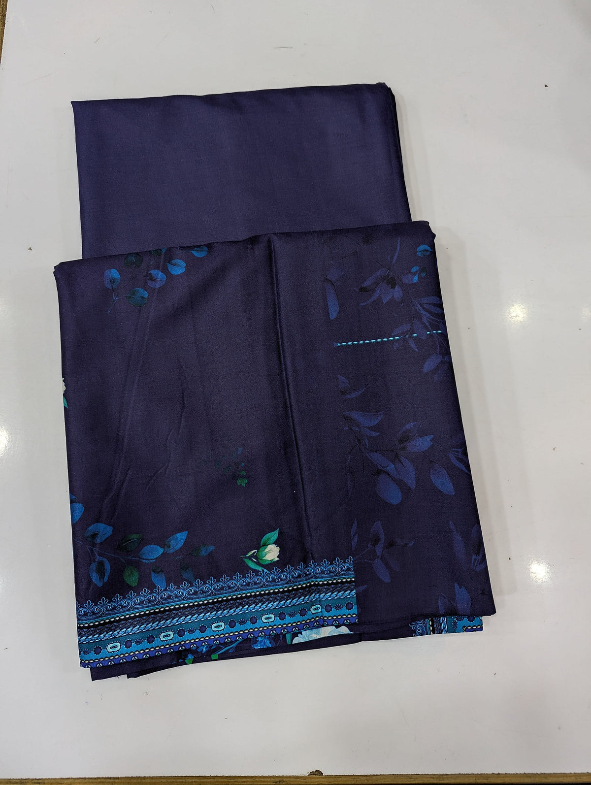 Five Star Printed Linen 2 Piece Suit – Premium Linen Shirt & Shalwar - 015 - View 1