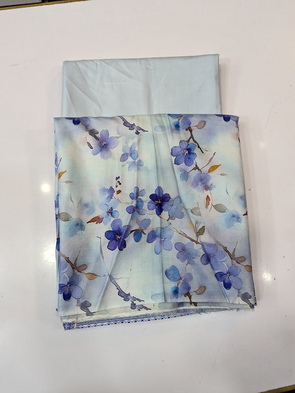 Five Star Printed Linen 2 Piece Suit – Premium Linen Shirt & Shalwar - 016 - View 1
