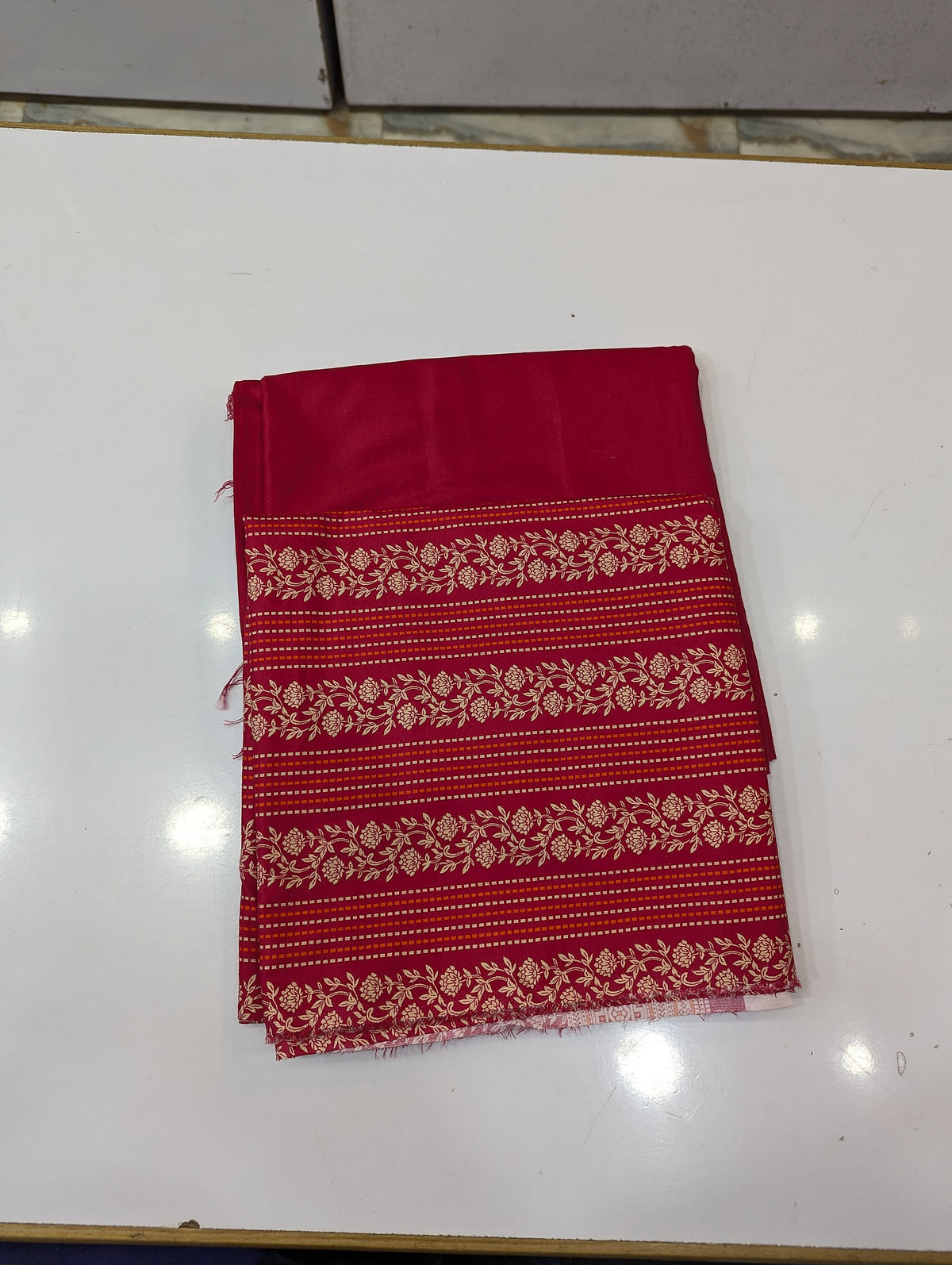 Five Star Printed Linen 2 Piece Suit – Premium Linen Shirt & Shalwar - 020 - View 1