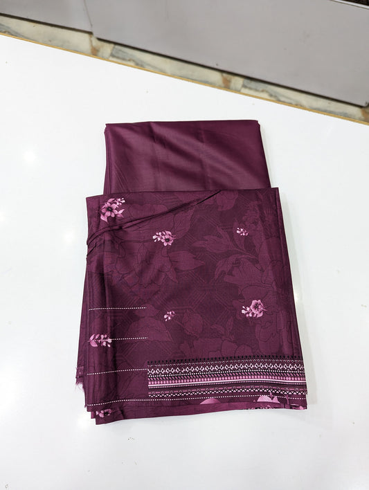 Five Star Printed Linen 2 Piece Suit – Premium Linen Shirt & Shalwar - 023 - View 1