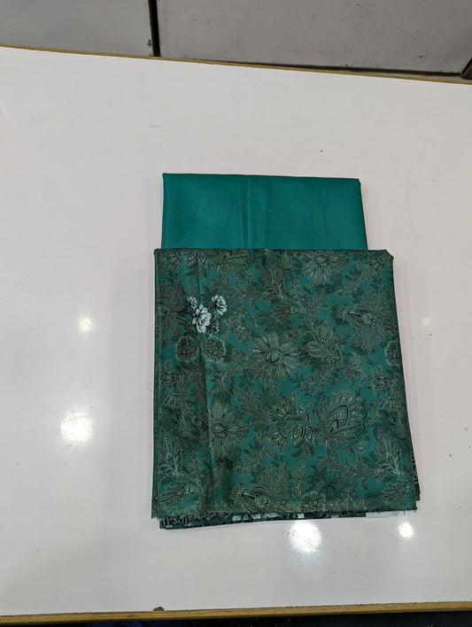 Five Star Printed Linen 2 Piece Suit – Premium Linen Shirt & Shalwar - 026 - View 1