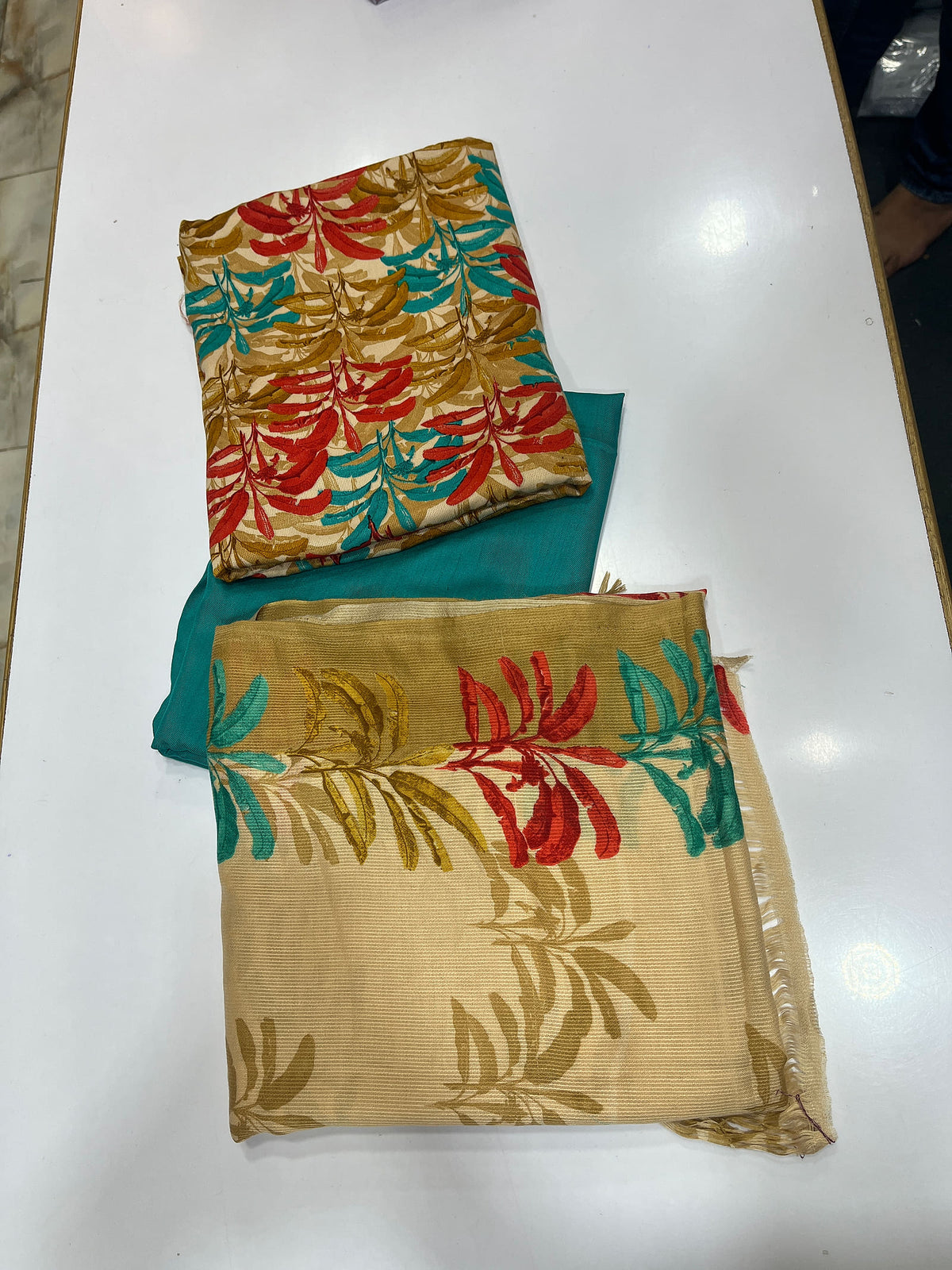 Pure Pashmina Shawl Marina Printed 3 Piece Suit | Premium Winter Collection - 011 - View 2