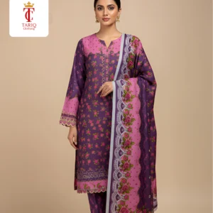 PURPLE DHNAK COR-ED 3PCS